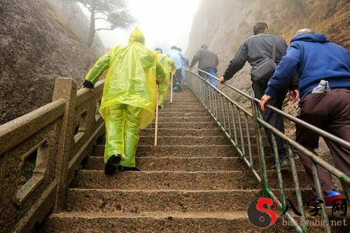 梦见雨中撑伞爬山