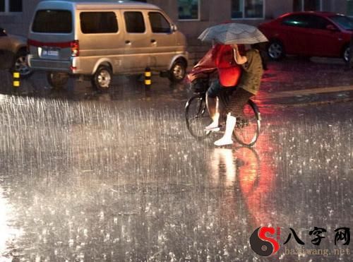 梦见下暴雨水到家中