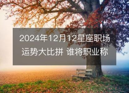 2024年12月12星座职场运势大比拼 谁将职业称雄